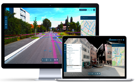 Le logiciel infra3D met à disposition le réseau ferroviaire numérique via une interface web.
